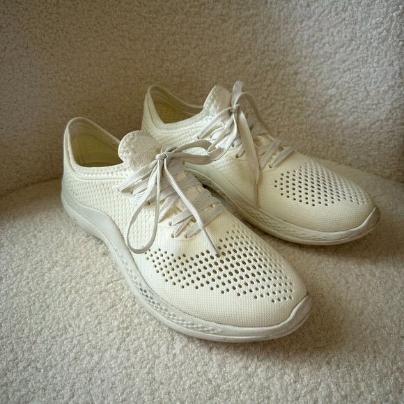 CROCS LiteRide Pacer 360 lace up sneakers | W9 | white water friendly - Picture 2 of 11